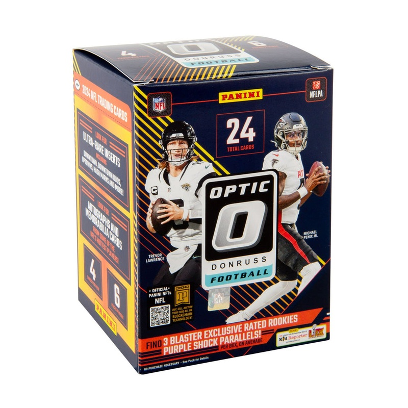 NFL Panini 2024 Donruss Optic Football Trading Cards Blaster Box