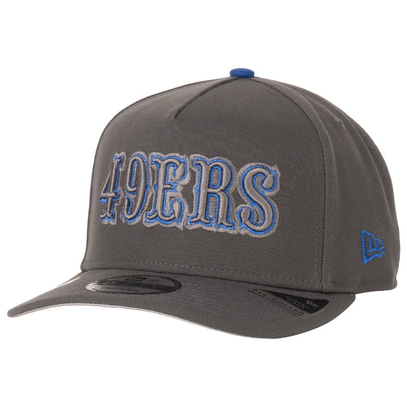 NFL San Francisco 49ers New Era Azurite 9FIFTY A-Frame Snapback Hat – Graphite