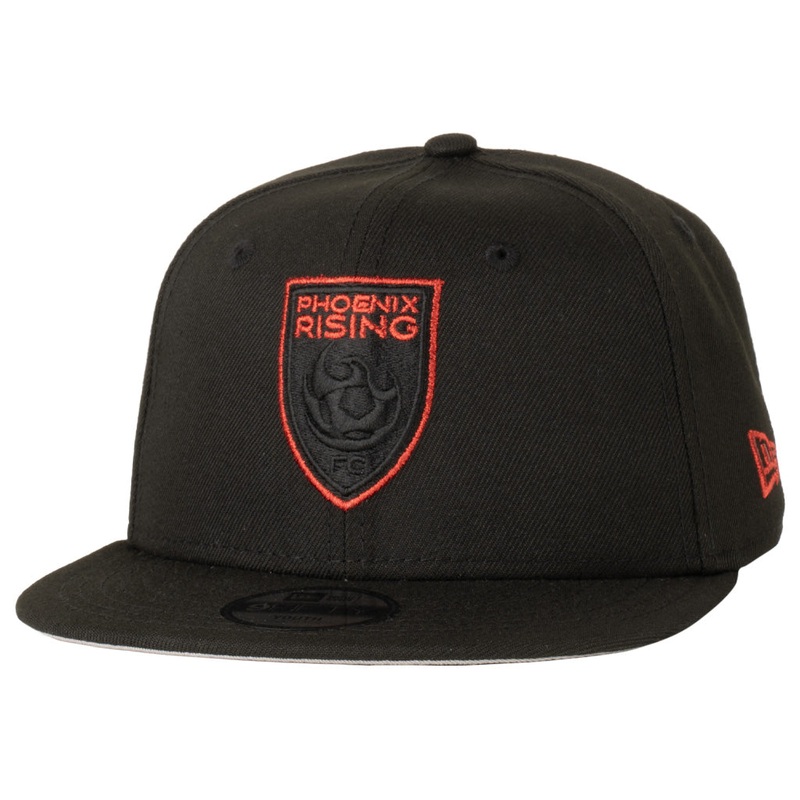 Phoenix Rising Youth New Era Metallic Red 9FIFTY Snapback Hat – Black