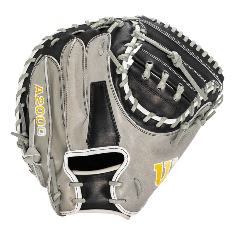 Wilson A2000 M2 33.5″ Catcher’s Mitt – Black / Gray