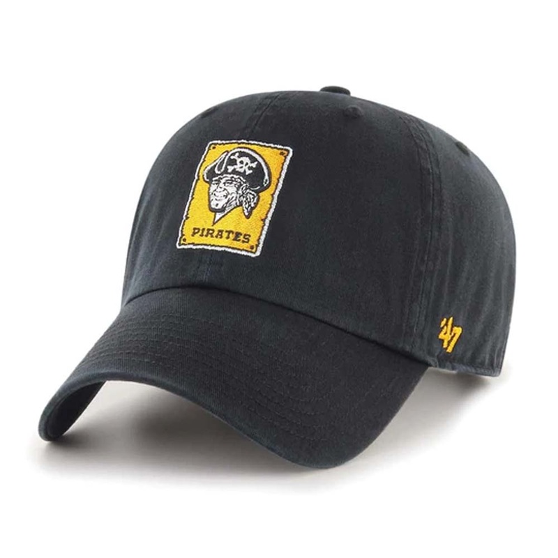 MLB Pittsburgh Pirates ’47 Brand Cooperstown Clean Up Hat – Black
