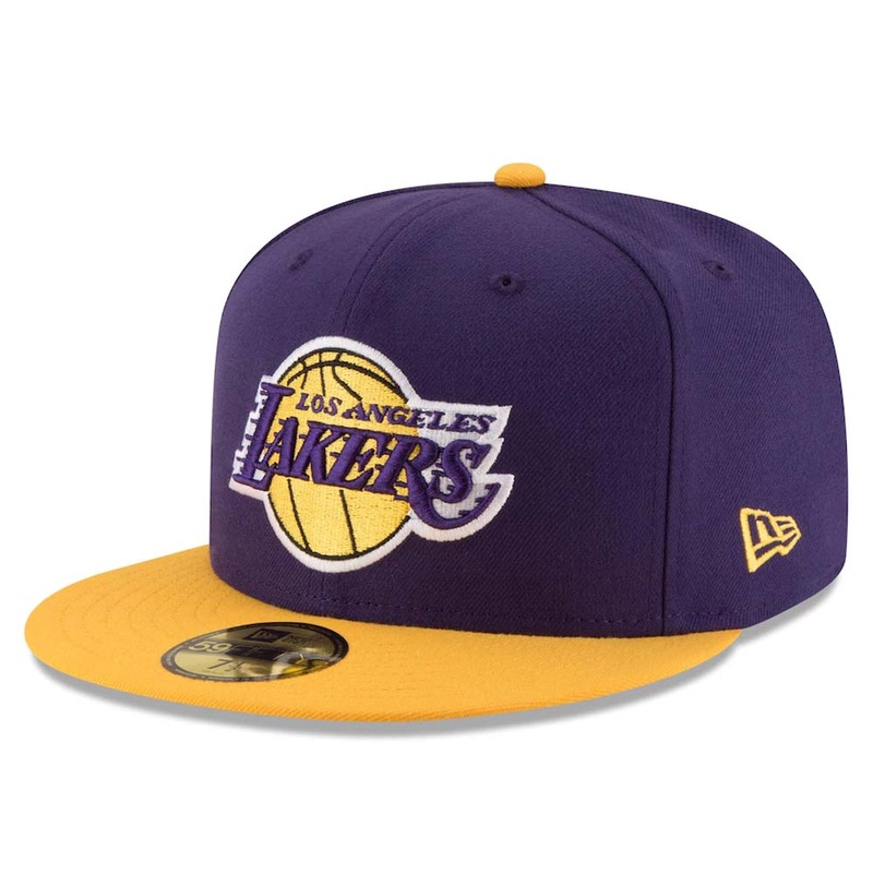 NBA Los Angeles Lakers New Era Two-Tone Basic 59FIFTY Hat