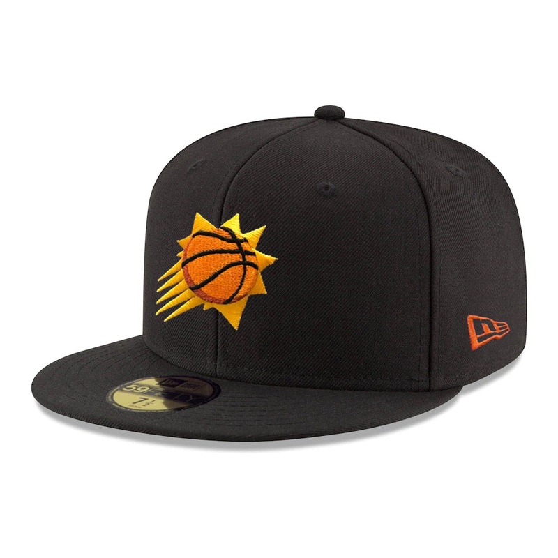 NBA Phoenix Suns New Era Suns Shooting Ball Logo 59FIFTY Fitted Hat – Black