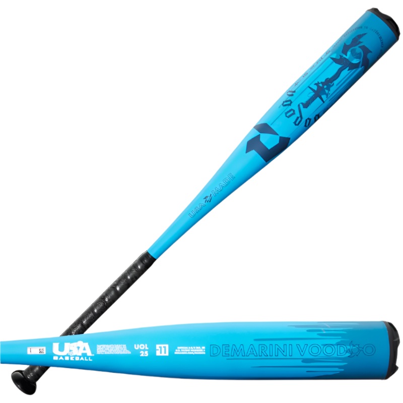 2025 Demarini VooDoo One Vivid Blue (-11) USA Baseball Bat – WBD2641010