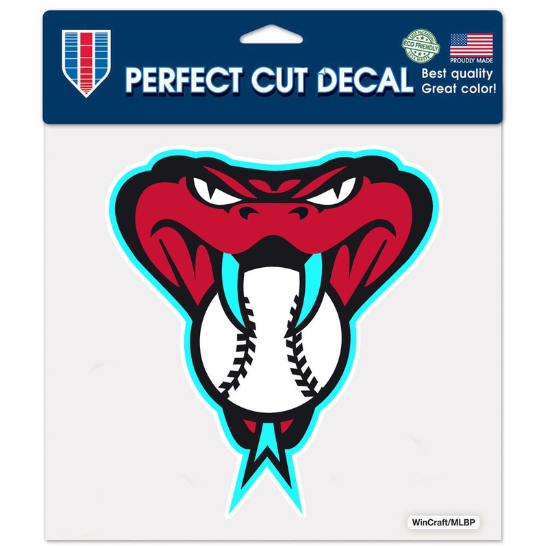 MLB Arizona Diamondbacks WinCraft 8″ x 8″ Snakehead Decal