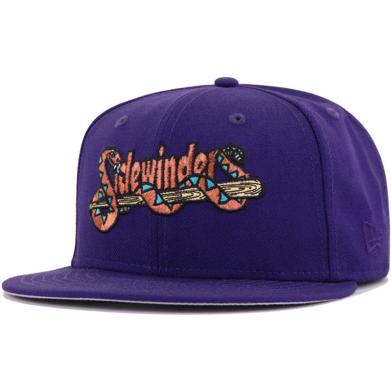 New Era Tucson Sidewinders Purple 59FIFTY Fitted Hat