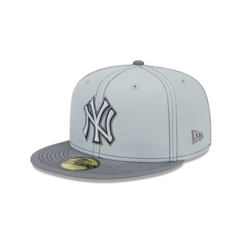 New York Yankees GrayPop Hat -Gray-Gray
