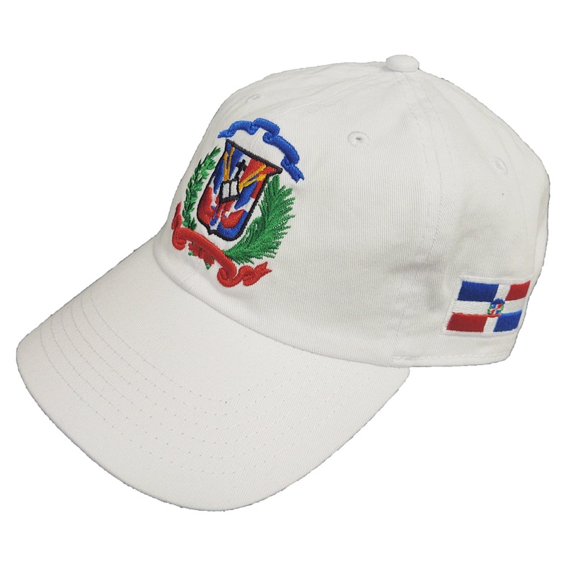 Escudo Republica Dominicana – Dominican Shield White / Full Color Dad Hat
