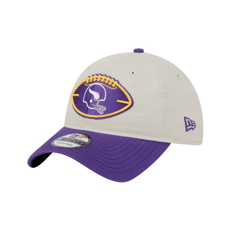 Minnesota Vikings New Era NFL 24 Sideline Historic 9TWENTY Strapback Hat