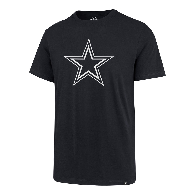 NFL Dallas Cowboys ’47 Logo Imprint Super Rival T-Shirt – Navy