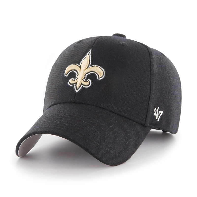 NFL New Orleans Saints ’47 MVP Adjustable Hat – Black