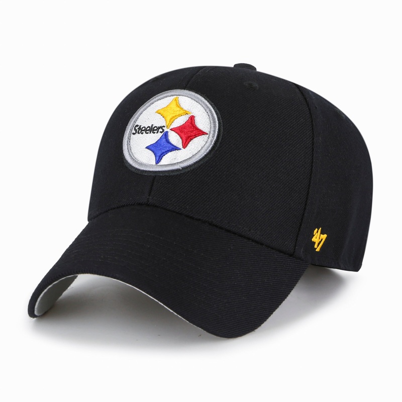NFL Pittsburgh Steelers ’47 MVP Adjustable Hat – Black