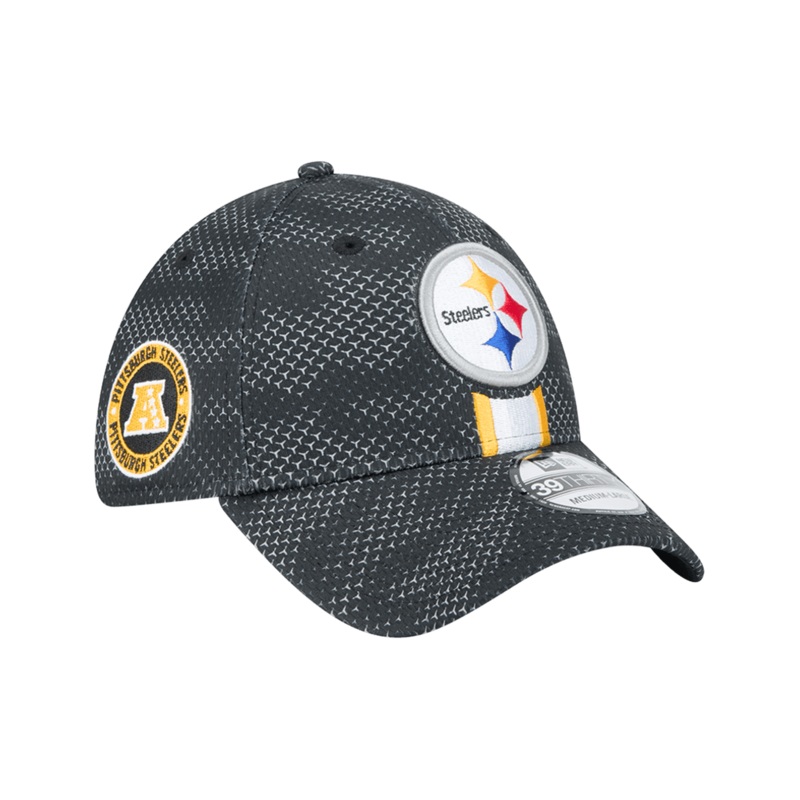 Pittsburgh Steelers New Era NFL 24 Sideline 39THIRTY Stretch-Fit Hat