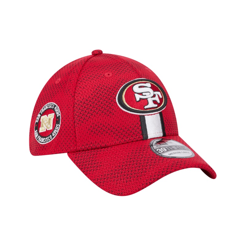 San Francisco 49ers New Era NFL 24 Sideline 39THIRTY Stretch-Fit Hat