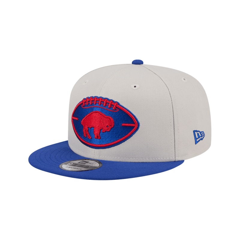 Buffalo Bills New Era NFL 24 Sideline Historic 9FIFTY Snapback Hat – Stone