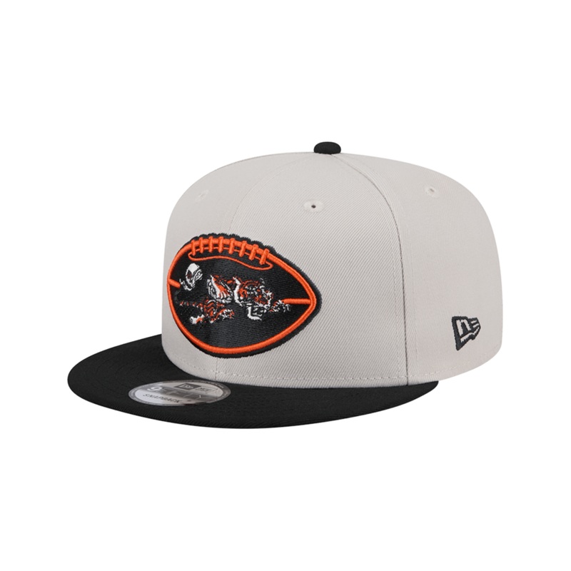 Cincinnati Bengals New Era NFL 24 Sideline Historic 9FIFTY Snapback Hat – Stone
