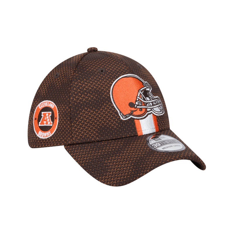 Cleveland Browns New Era NFL 24 Sideline 39THIRTY Stretch-Fit Hat