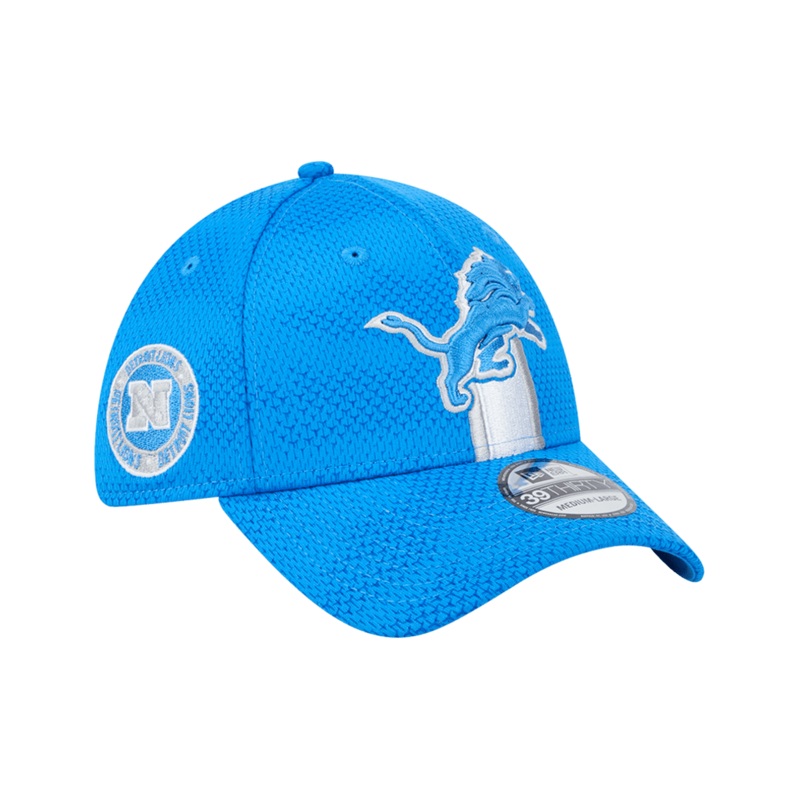Detroit Lions New Era NFL 24 Sideline 39THIRTY Stretch-Fit Hat