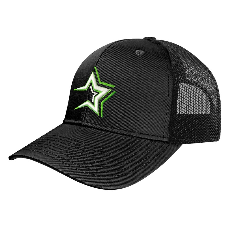 Dominican Baseball Team Caps  Estrellas Orientales  Black Hat and Embroidered Logo