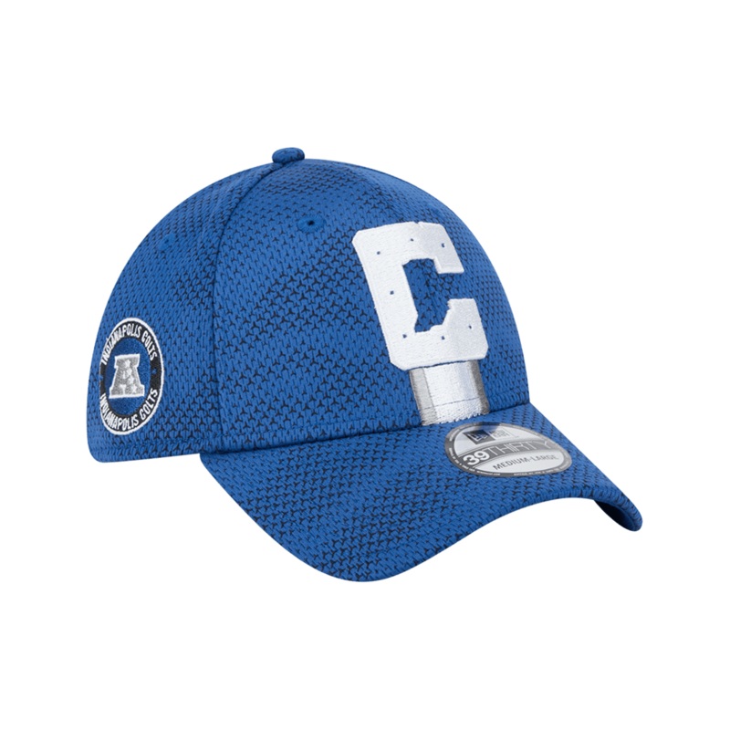 Indianapolis Colts New Era NFL 24 Sideline 39THIRTY Stretch-Fit Hat