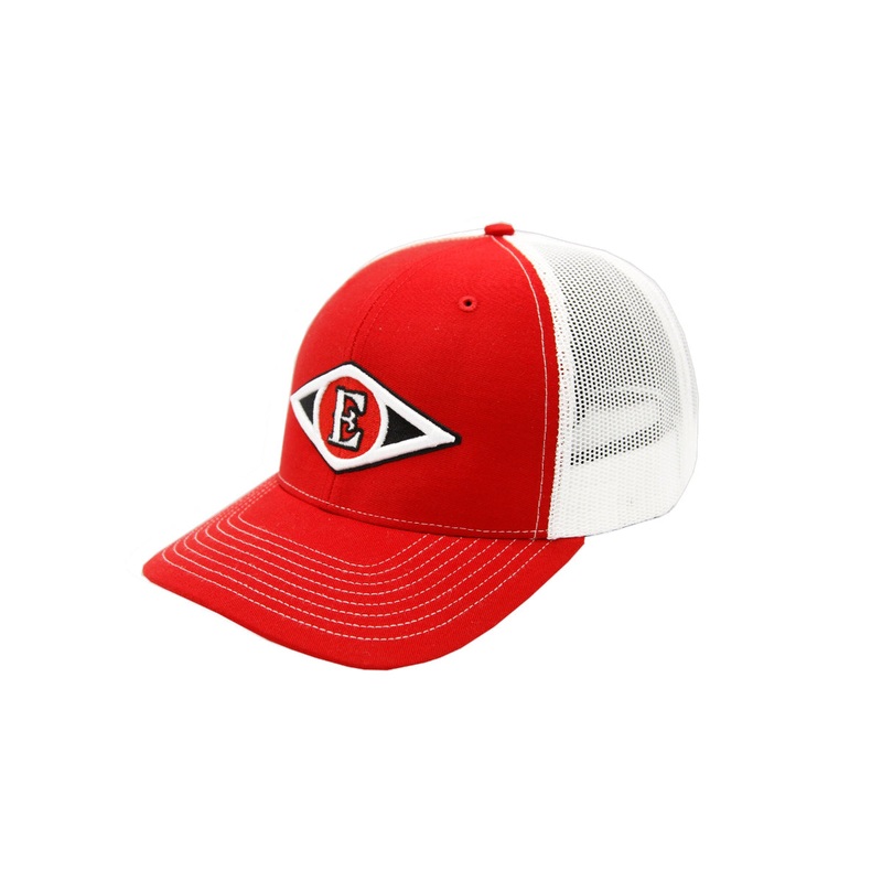 Leones del Escogido – Embroidered, Mesh Trucker Red / White Caps