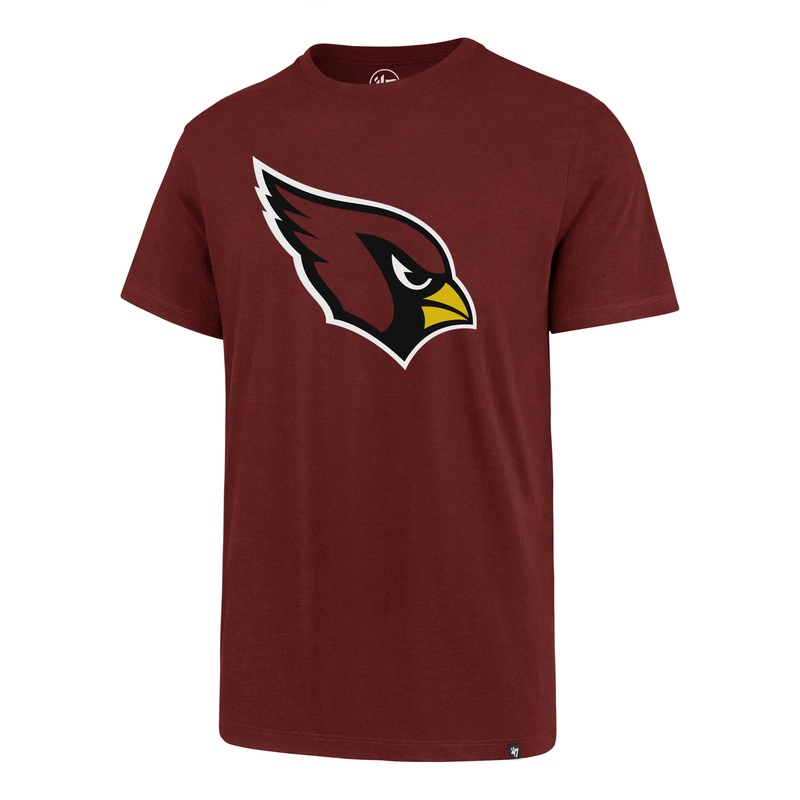 NFL Arizona Cardinals ’47 Logo Imprint Super Rival T-Shirt – Red