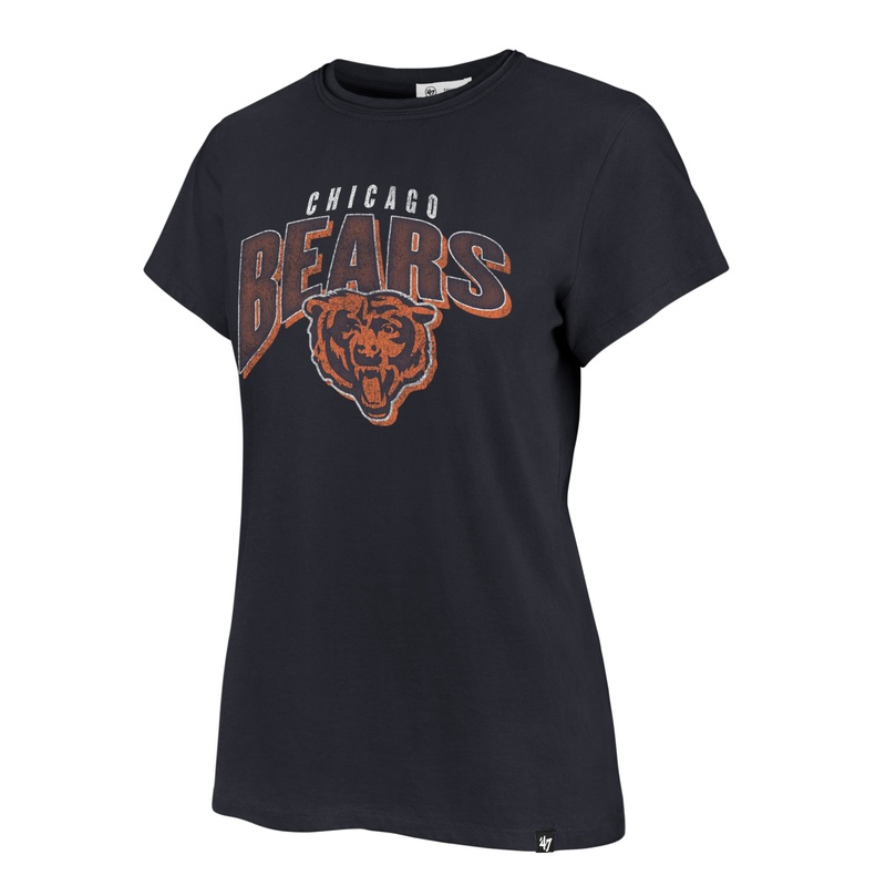 NFL Chicago Bears Women’s ’47 Treasure Frankie T-Shirt – Blue