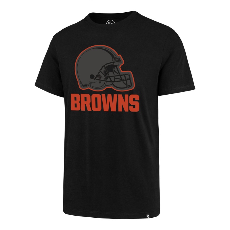 NFL Cleveland Browns ’47 Pop Imprint Super Rival T-Shirt – Black