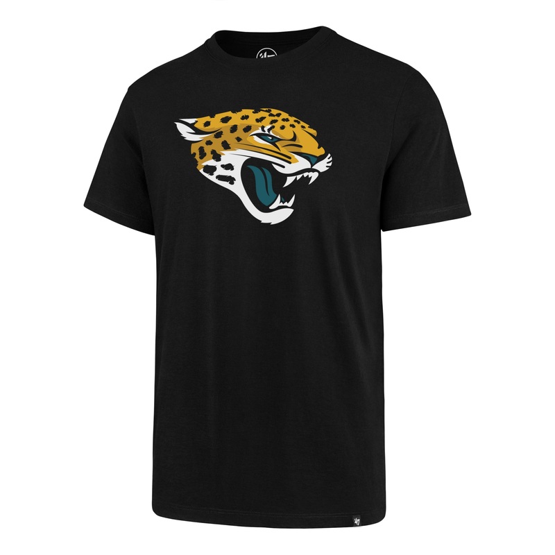 NFL Jacksonville Jaguars ’47 Logo Imprint Super Rival T-Shirt – Black
