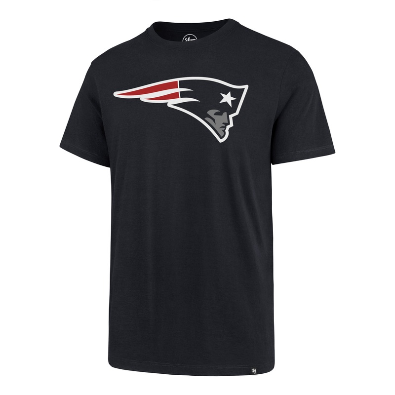 NFL New England Patriots ’47 Logo Imprint Super Rival T-Shirt – Navy