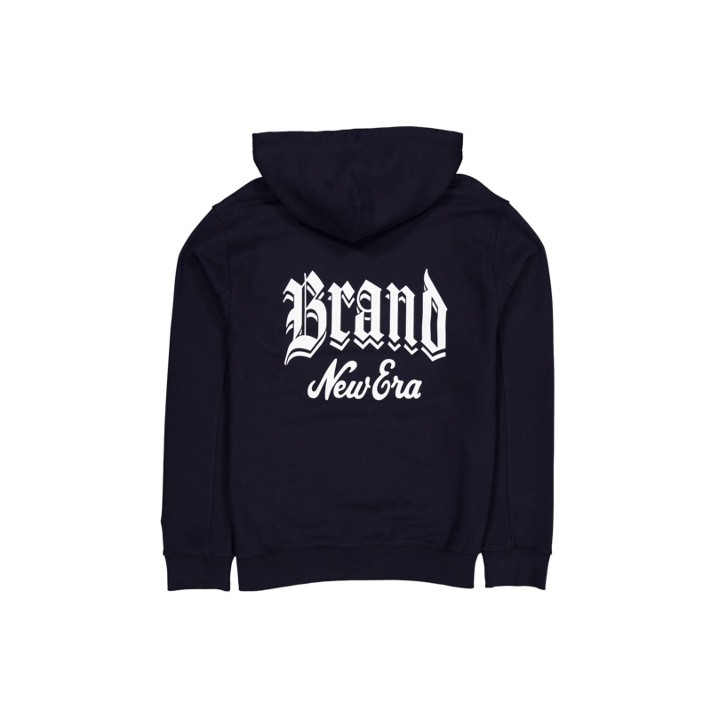 Blackletter Navy Hoodie