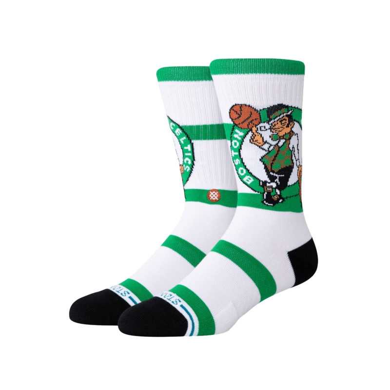 Boston Celtics Stance NBA Team Prep Crew Socks