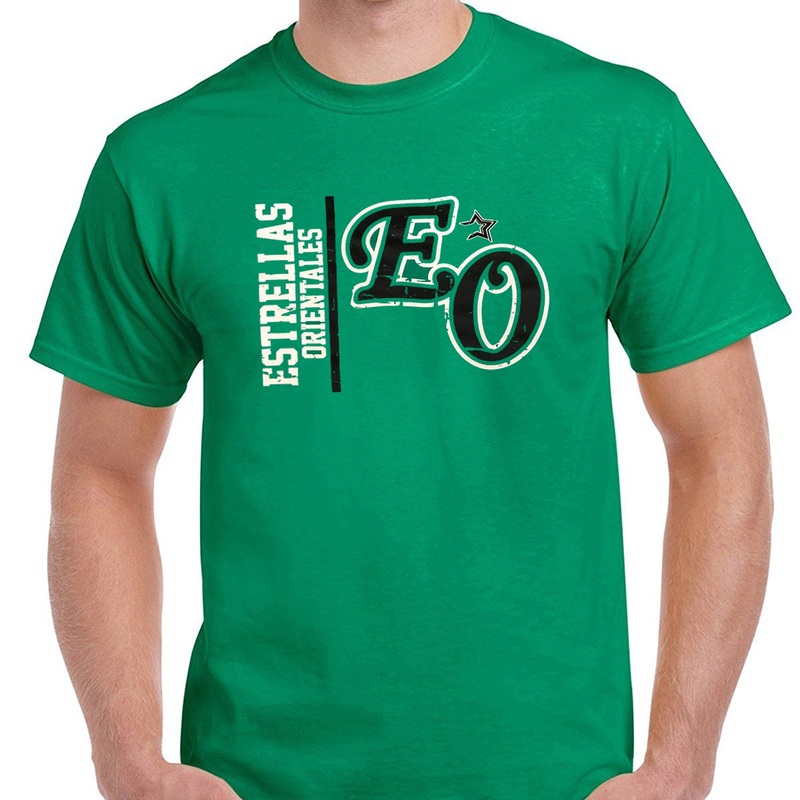 Dominican Baseball Team – Estrellas Orientales Vintage Design Green T-Shirts