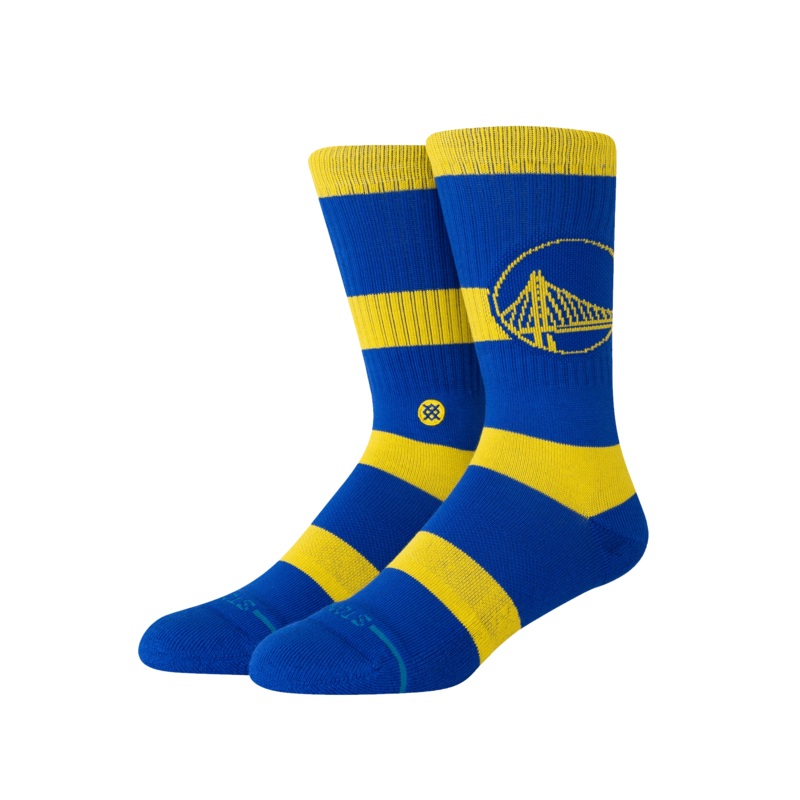 Golden State Warriors Stance NBA Team Prep Crew Socks