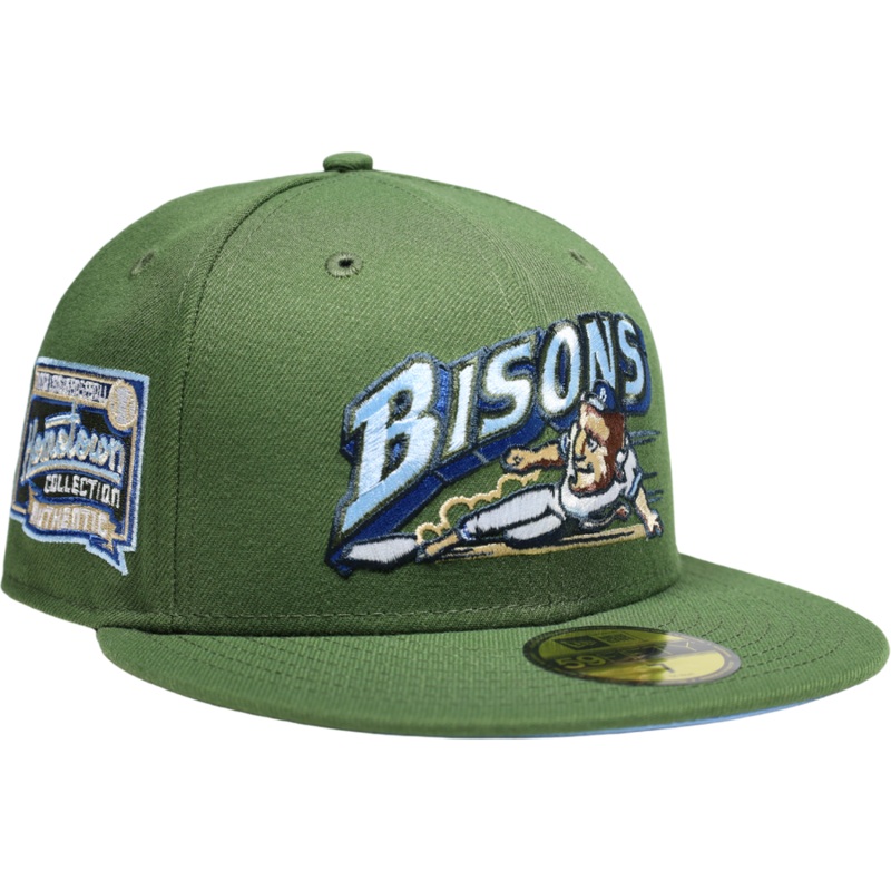 New Era Buffalo Bisons Buster Rifle/Sky Blue 59FIFTY Fitted Hat
