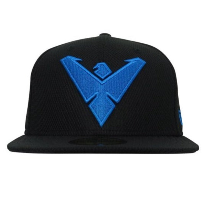 New Era Nightwing Symbol Black/Blue 59FIFTY Fitted Hat