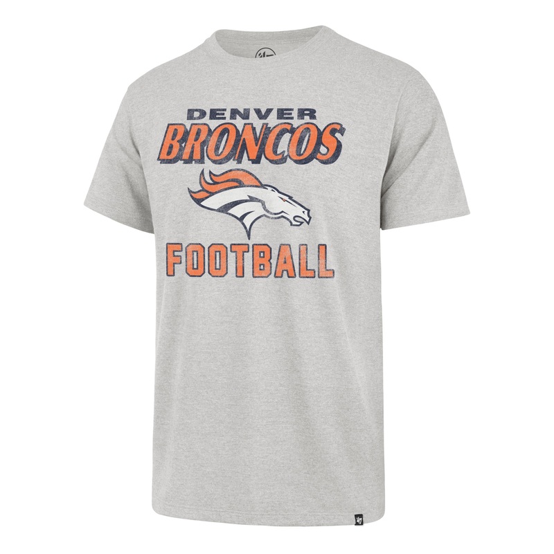 NFL Denver Broncos ’47 Dozer Franklin T-Shirt – Heather Gray
