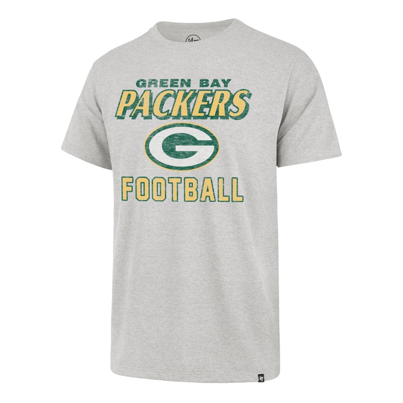 NFL Green Bay Packers ’47 Dozer Franklin T-Shirt – Heather Gray