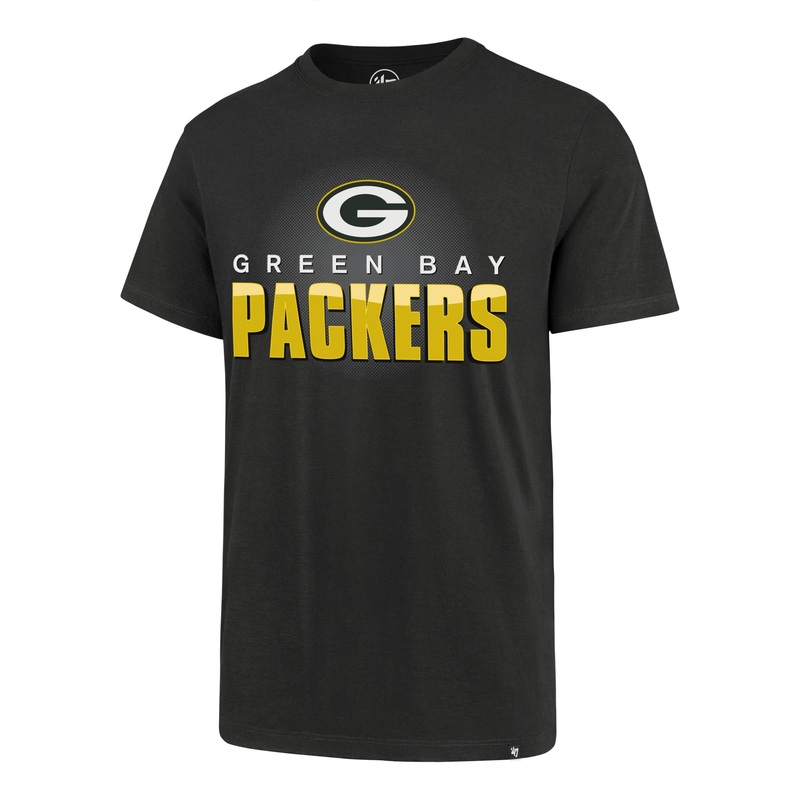 NFL Green Bay Packers ’47 Max Flex Super Rival T-Shirt – Charcoal
