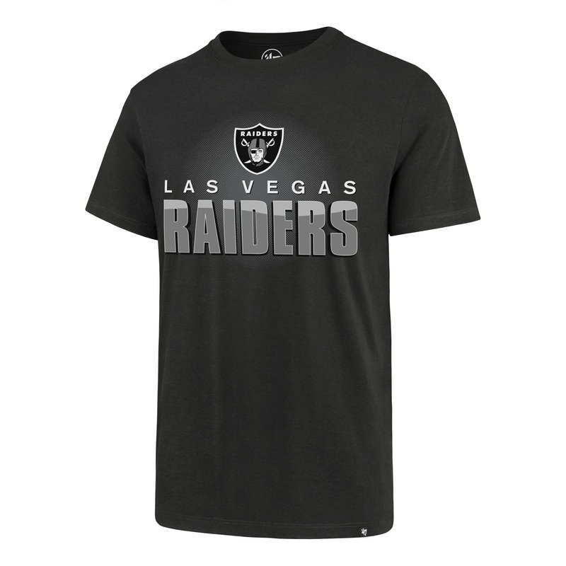 NFL Las Vegas Raiders ’47 Max Flex Super Rival T-Shirt – Charcoal