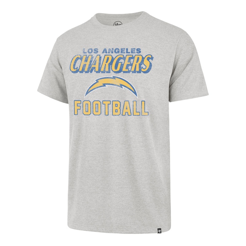 NFL Los Angeles Chargers ’47 Dozer Franklin T-Shirt – Heather Gray