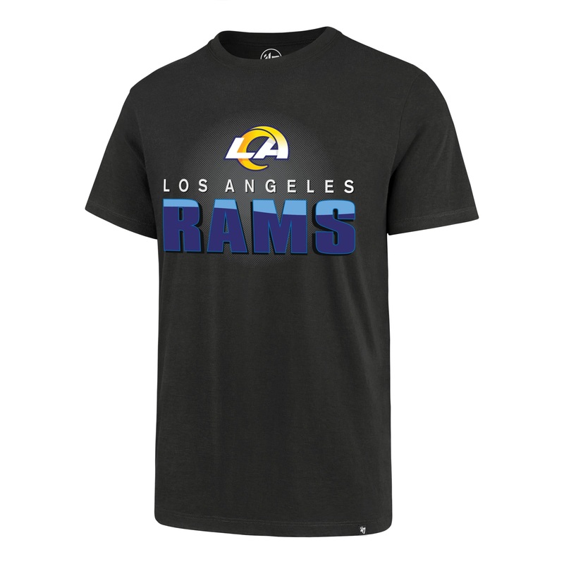 NFL Los Angeles Rams ’47 Max Flex Super Rival T-Shirt – Charcoal