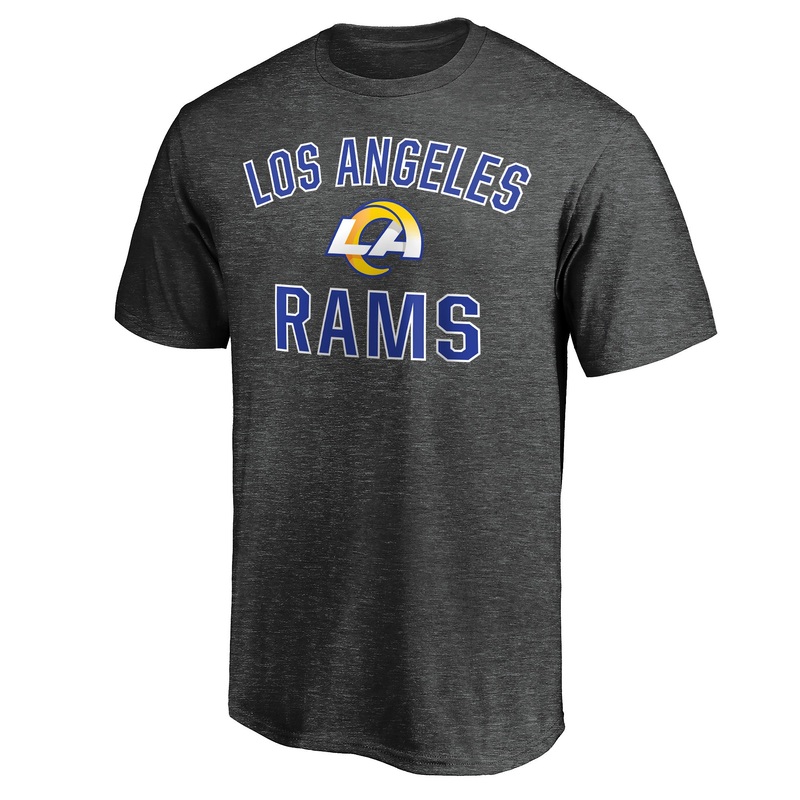 NFL Los Angeles Rams Fanatics Victory Arch T-Shirt – Charcoal
