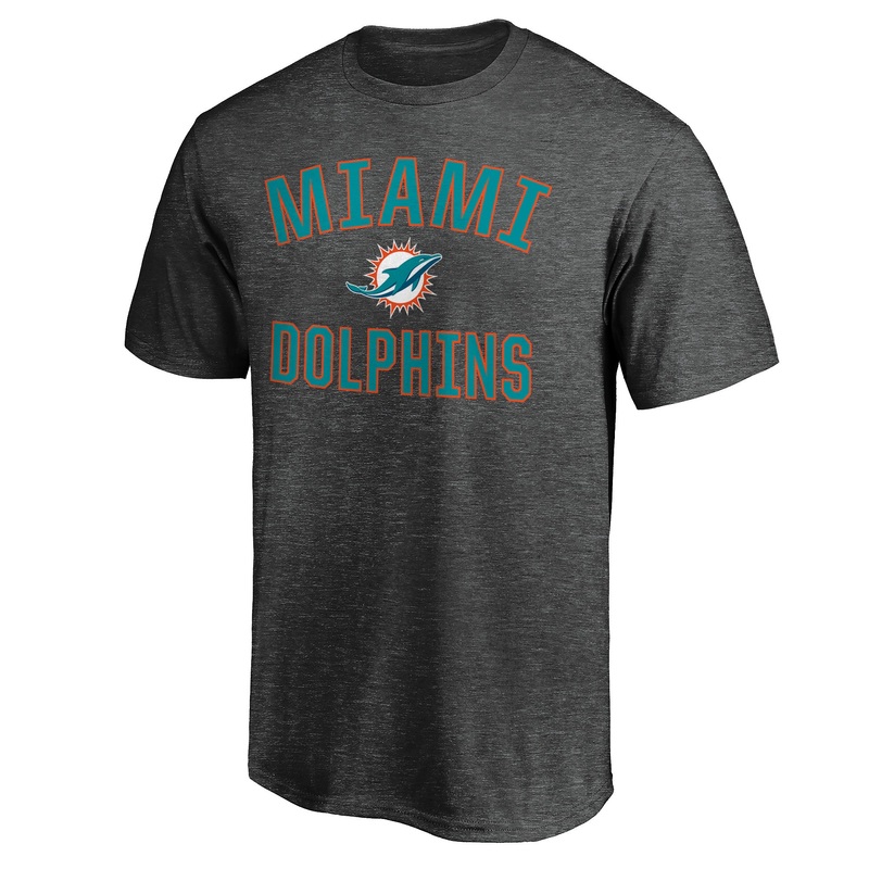 NFL Miami Dolphins Fanatics Victory Arch T-Shirt – Charcoal