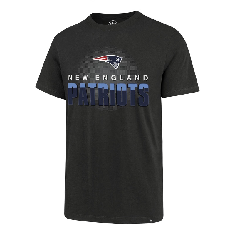 NFL New England Patriots ’47 Max Flex Super Rival T-Shirt – Charcoal