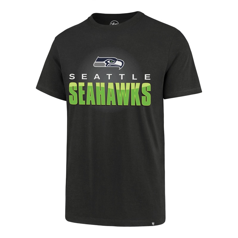NFL Seattle Seahawks ’47 Max Flex Super Rival T-Shirt – Charcoal