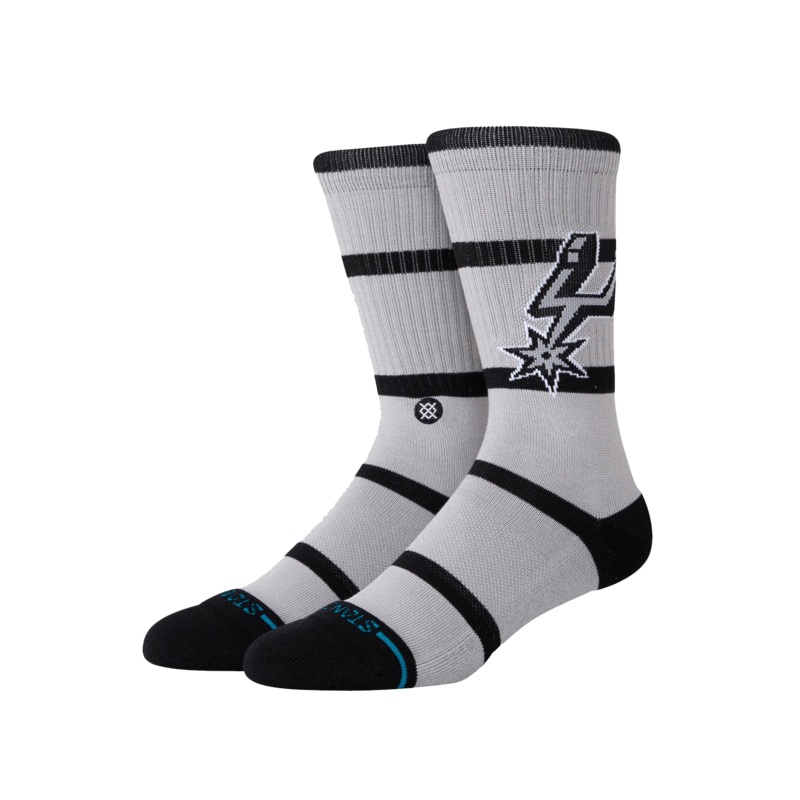 San Antonio Spurs Stance NBA Team Prep Crew Socks