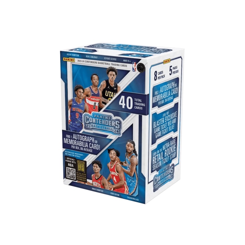 2023-24 NBA Panini Contenders Basketball Trading Card Blaster Box