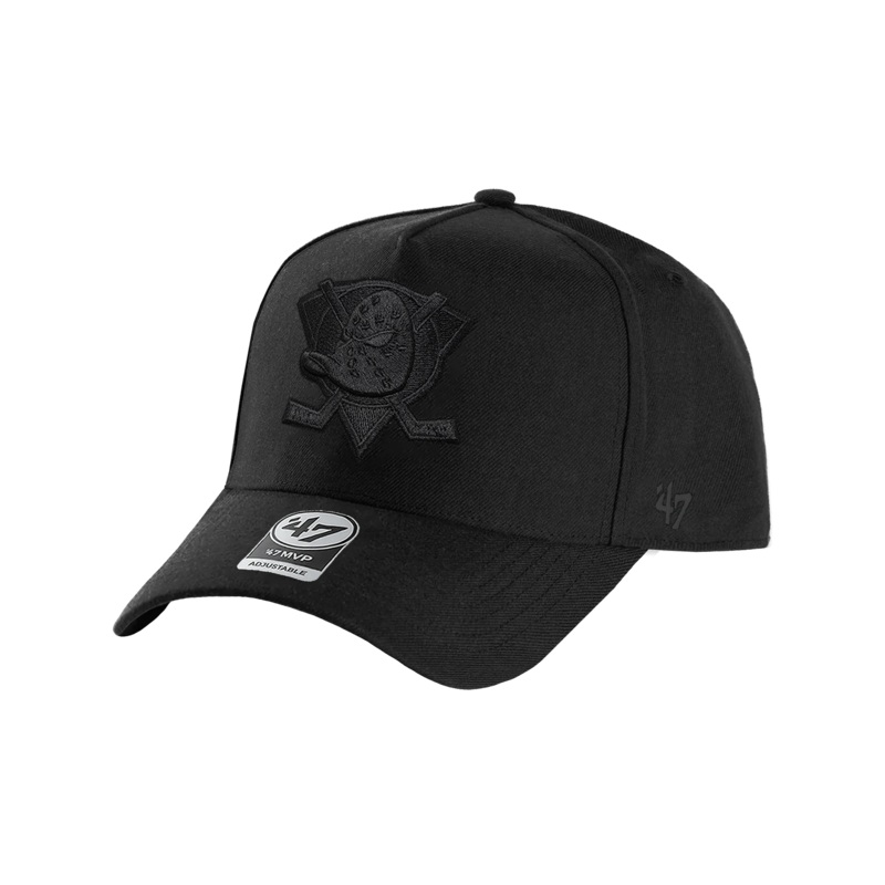 Anaheim Ducks ’47 NHL Black On Black MVP DT Snapback Hat