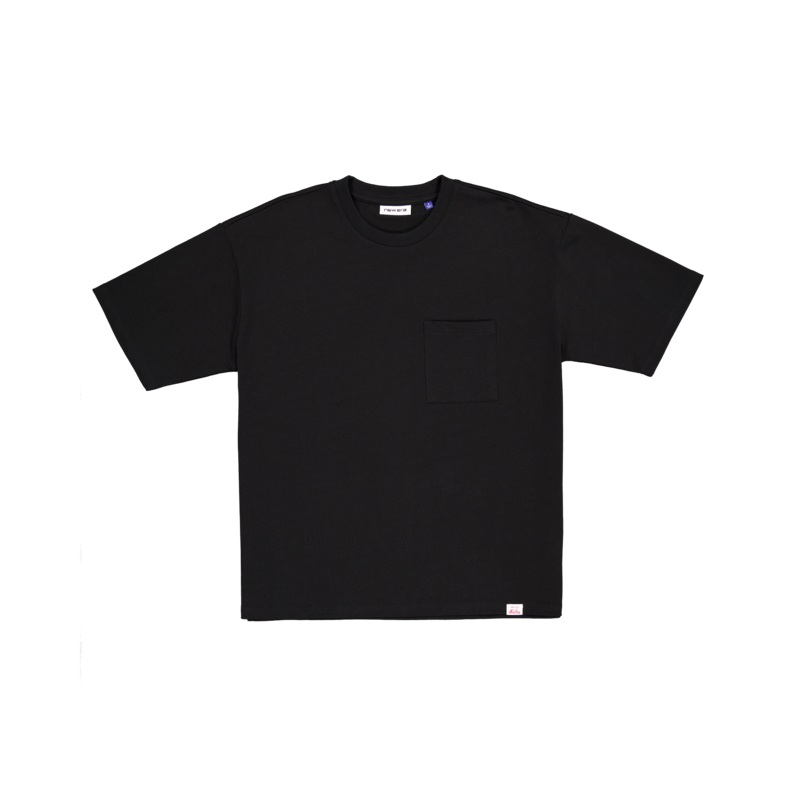 Aurora Black Pocket T-Shirt